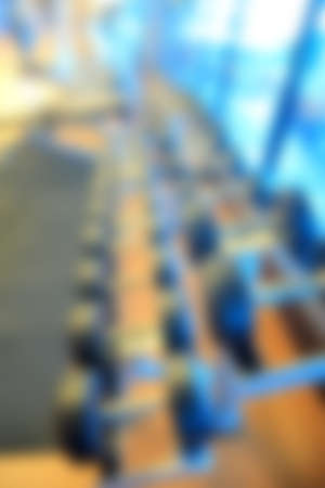 abstract blur photo modern fitness center backgroundの写真素材