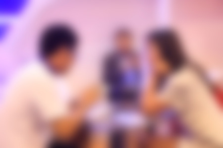 Businessmen and women blur in  work conferenceの写真素材
