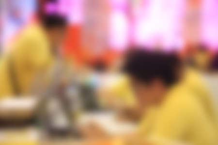 Businessmen  blur in  work conferenceの写真素材