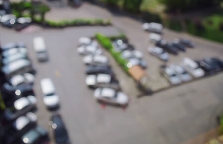 blurred image abstract car parking