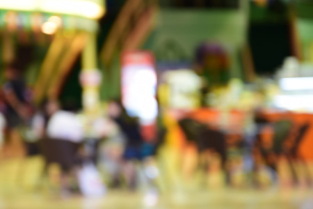 blurred image abstract coffee shop backgroundの写真素材