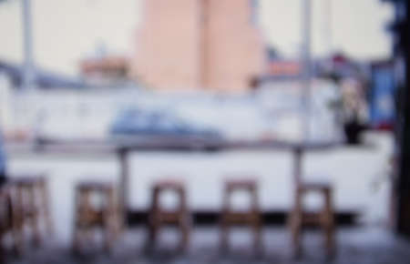 blurred image abstract coffee shop backgroundの写真素材