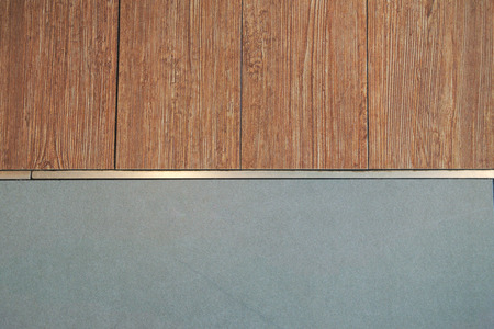 wood tile and colour wallの写真素材