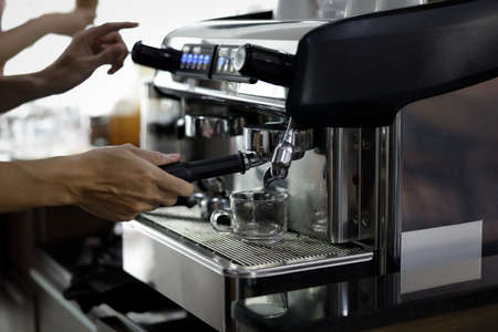 Cafe Making Coffee Preparation Service Conceptの写真素材