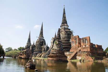 heritage in ayutthaya thailandの写真素材