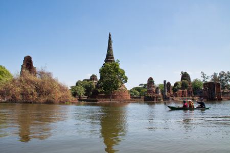 Temple floodの写真素材
