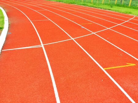 line athletics Jogging trackの写真素材