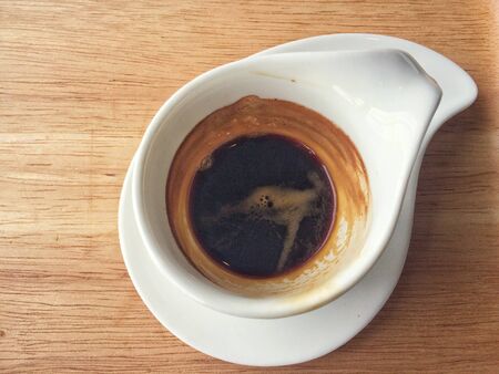 hot espresso coffeeの写真素材
