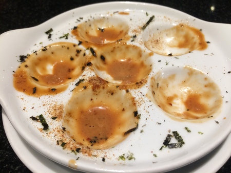 The dish takoyaki is emptyの写真素材