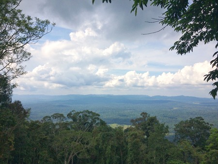 View landscape nature of the day at the mountainの写真素材