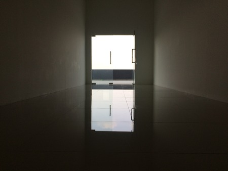 light outside bright with doorの写真素材