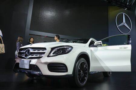 Nonthaburi, Thailand-March 31, 2018 : Thailand International Motor Expo 2018 Bangkok at The 39th Presenting Boot show benzのeditorial素材