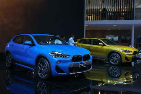 Nonthaburi, Thailand-March 31, 2018 : Thailand International Motor Expo 2018 Bangkok at The 39th Presenting Boot show BMWのeditorial素材