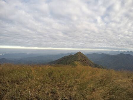 view landscape nature at the mountainの写真素材