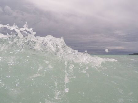 Ocean Wave, Blue Ocean Wave, View from in the Waterの写真素材