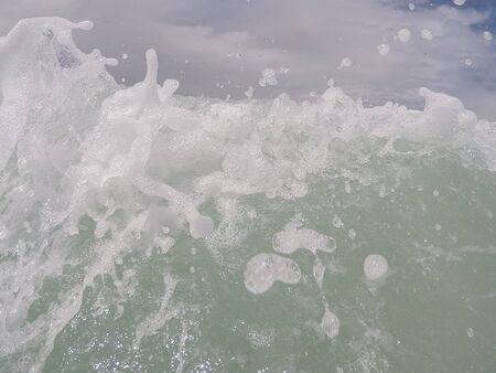 Ocean Wave, Blue Ocean Wave, View from in the Waterの写真素材