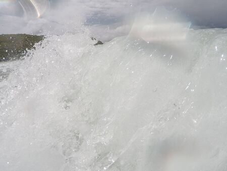 Ocean Wave, Blue Ocean Wave, View from in the Waterの写真素材