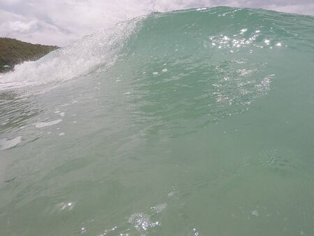 Ocean Wave, Blue Ocean Wave, View from in the Waterの写真素材