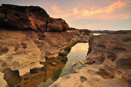 Sam-Pan-Bok Grand Canyon, Mekhong River, Ubon Ratchathani, Thailand