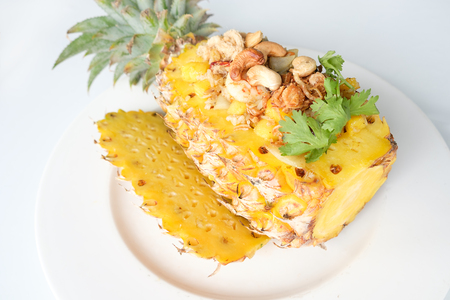 Pineapple Fried Riceの写真素材