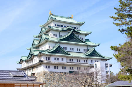 Nagoya Castle, a Japanese castle in Nagoya, Japanのeditorial素材