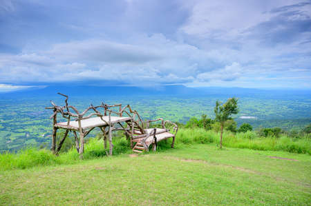 Viewpoint of phulankha National Park, Chaiyaphum, Thailandの写真素材