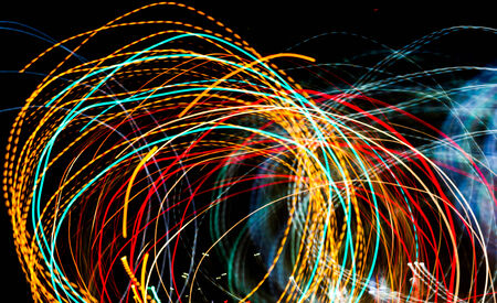 Abstract light lines   Abstract glowing colorful lines