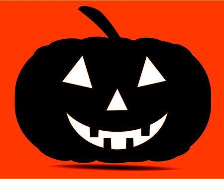 Cute halloween pumpkins.の写真素材