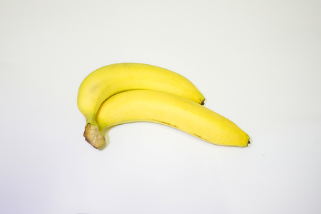 Banana on whiteの写真素材