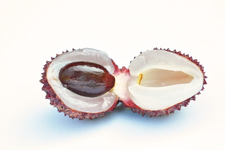 Lychee isolated on white background