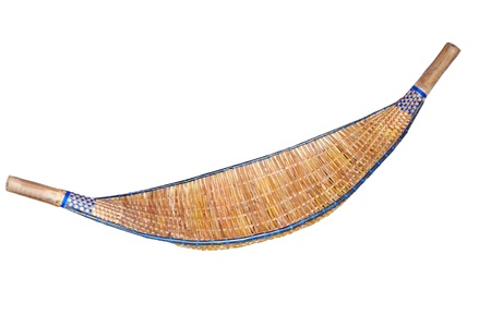 cradle bamboo isolatedの写真素材