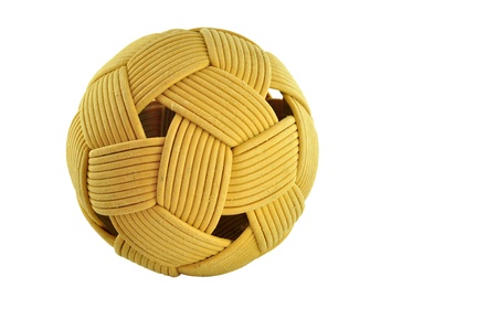 sepak takraw ball isolatedの写真素材