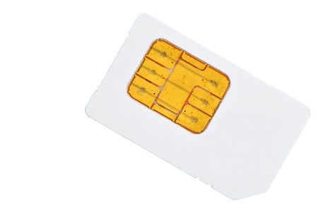 SIM card for cellphone の写真素材
