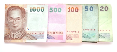 banknote of thailandの写真素材