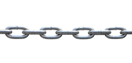 Chain isolated on a white background の写真素材