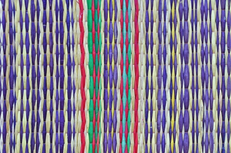 Colorful straw mat as a background image