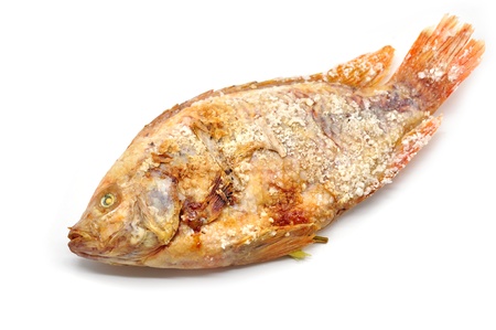 Grilled Tubtim fish