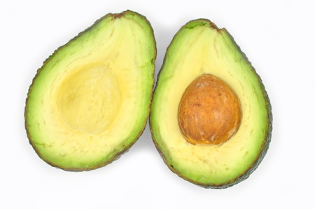 Avocado isolated on white