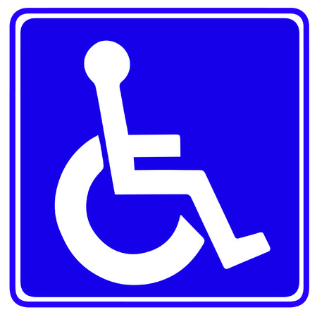 Illustration of cripple sign のイラスト素材