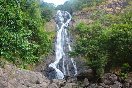 Beautifull Sarika Waterfall in Khao Yai National Park, Thailandの写真素材