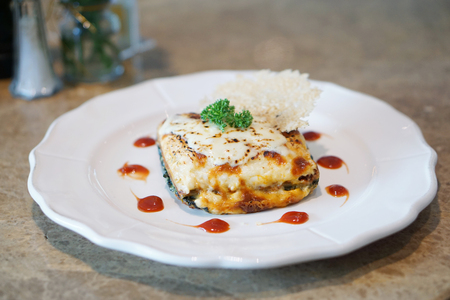Pork Lasagnaの写真素材