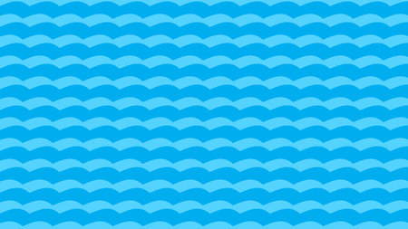 water wave light blue pattern for backgroundのイラスト素材