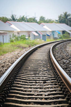 Railway tracksの写真素材