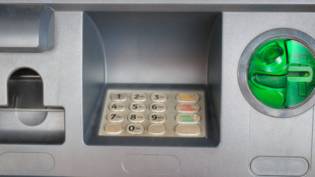 ATM close-upの写真素材