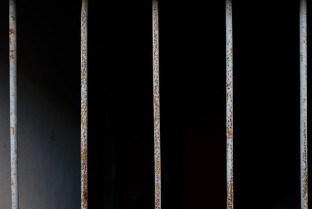 Bar prison close-upの写真素材