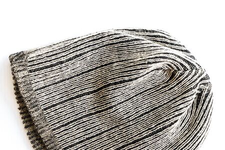 Trendy stylish man hat on isolated white backgroundの写真素材