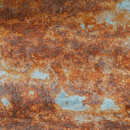 Rusted galvanized iron plateの写真素材