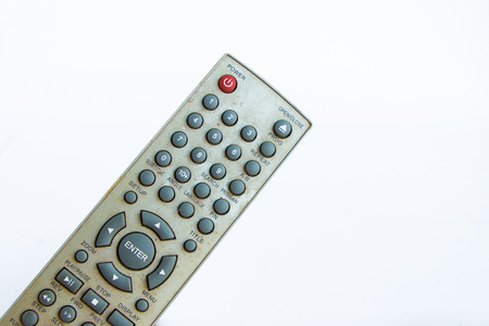 Remote Control on white backgroundの写真素材