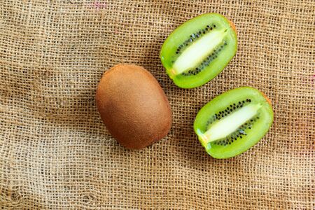 kiwi fruit sliceの写真素材