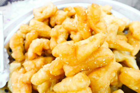 deep-fried doughstickの写真素材